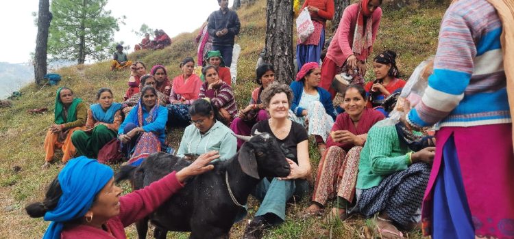 Jeanet bezoekt project in Indiase Himalaya